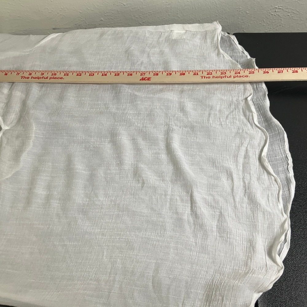 Fig & Flower White‎ Embroidered Paisley Lace Dainty Top Sz XL Lightweight Boho - Picture 9 of 10